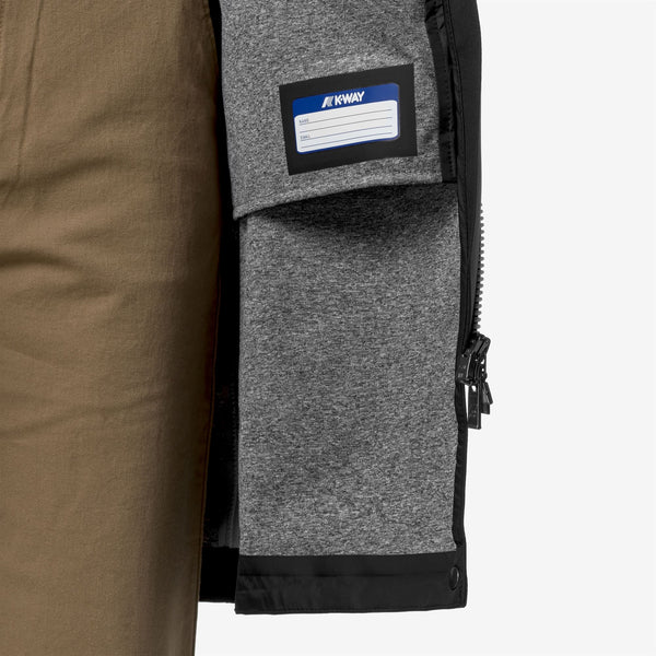 K Way STEPHY BONDED JERSEY BLACK PURE