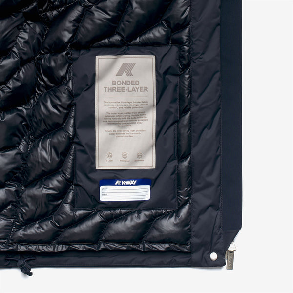 K Way TALE BONDED PADDED BLUE DEPTH-BLUE DEPTH