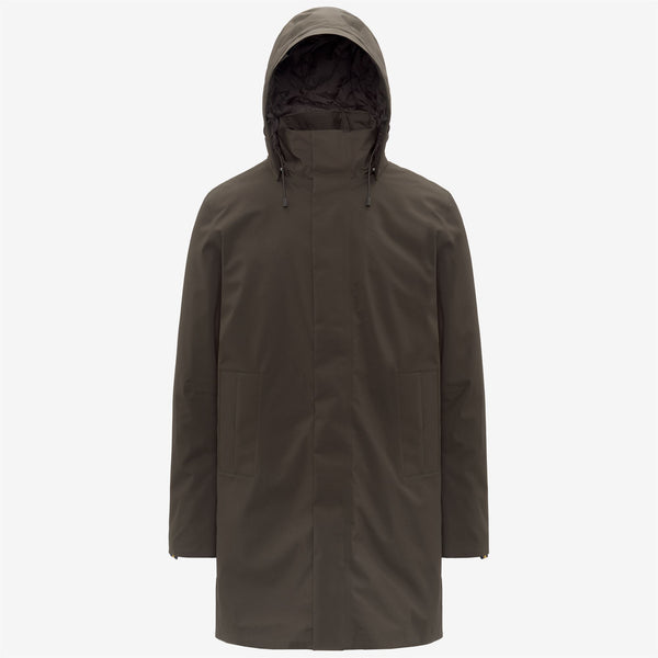 k way THOMAL BONDED PADDED BLACK OLIVE COMBO