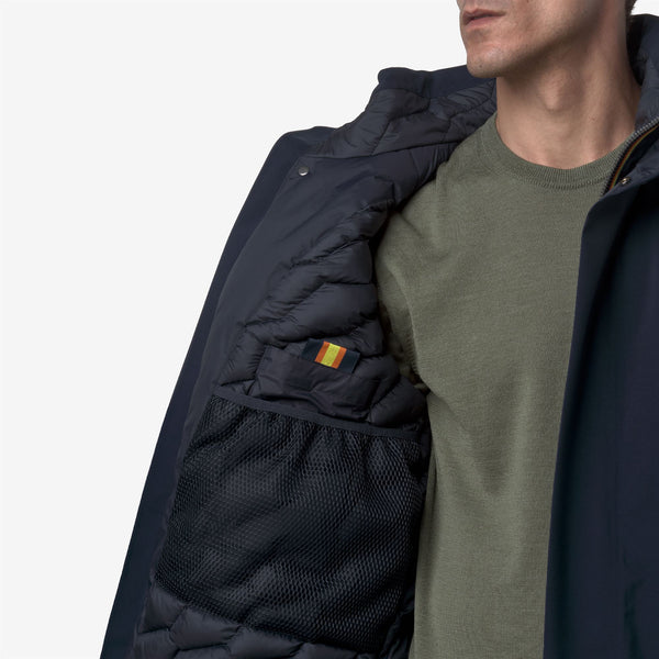 K Way THOMAL BONDED PADDED BLUE DEPTH-BLUE DEPTH