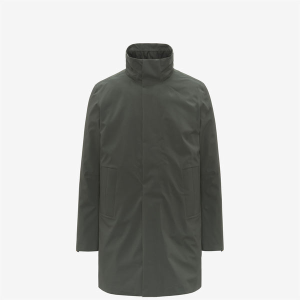 K Way THOMAL BONDED PADDED GREEN BLACKISH COMBO