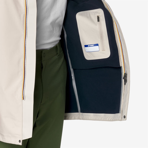 K Way THOMAS BONDED BEIGE G-BLUE D