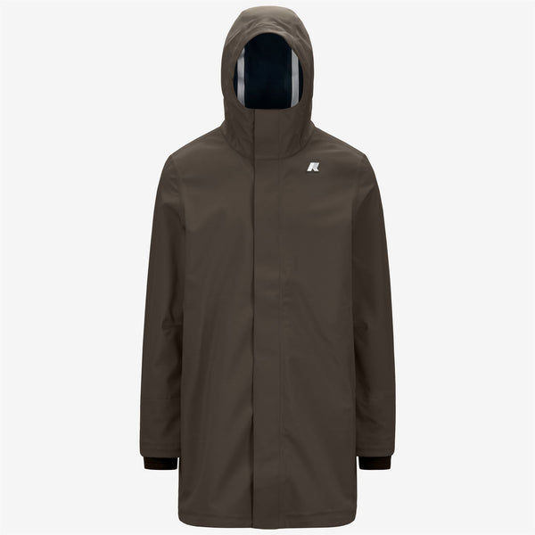 k way THOMAS BONDED BLACK OLIVE-BLUE DEPTH