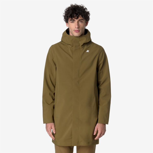 K Way THOMAS BONDED BROWN CORDA-BLUE DEPTH