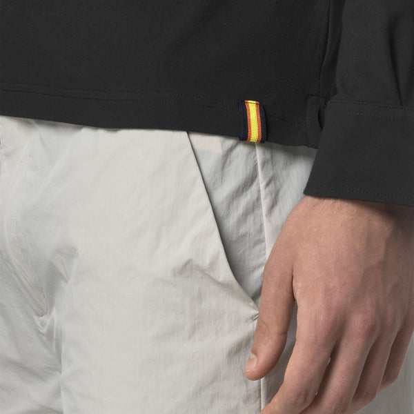 K Way TIBERE ICE COTTON BLACK PURE