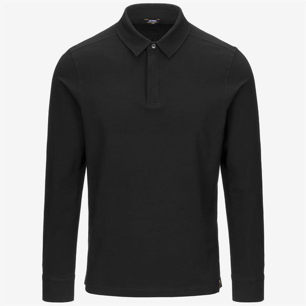 k way TIBERE ICE COTTON BLACK PURE