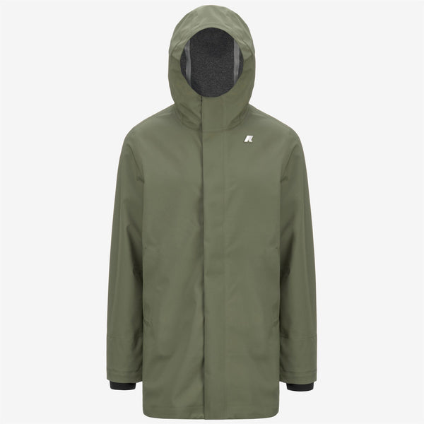 k way TOMMY BONDED JERSEY GREEN LICHEN