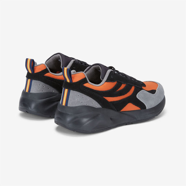 K Way TRAINING 3.0 LACES ORANGE-BLACK-MID GREY