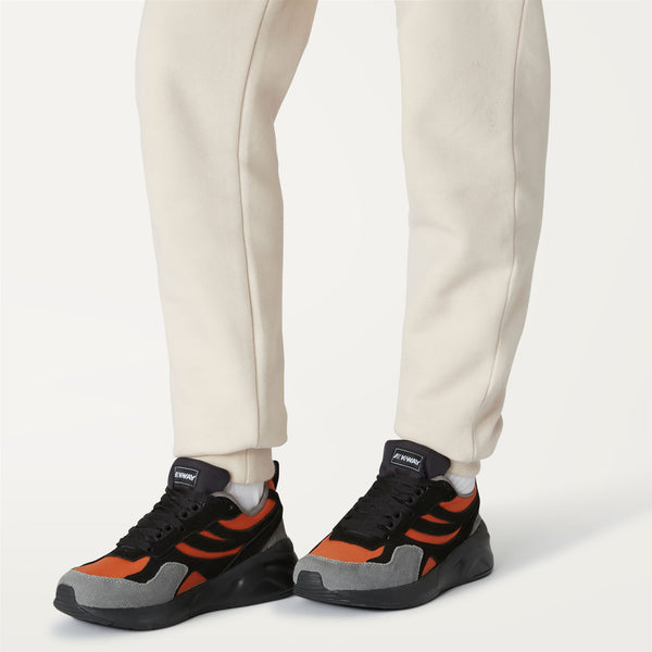 K Way TRAINING 3.0 LACES ORANGE-BLACK-MID GREY