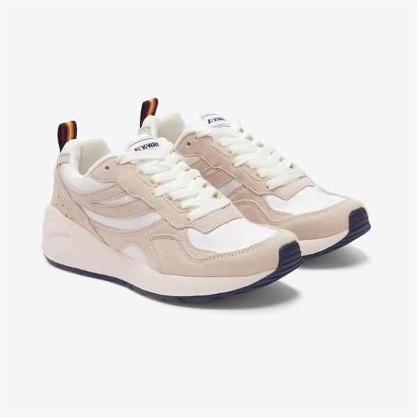 K Way TRAINING 3.0 LACES WHITE-BLU NAVY