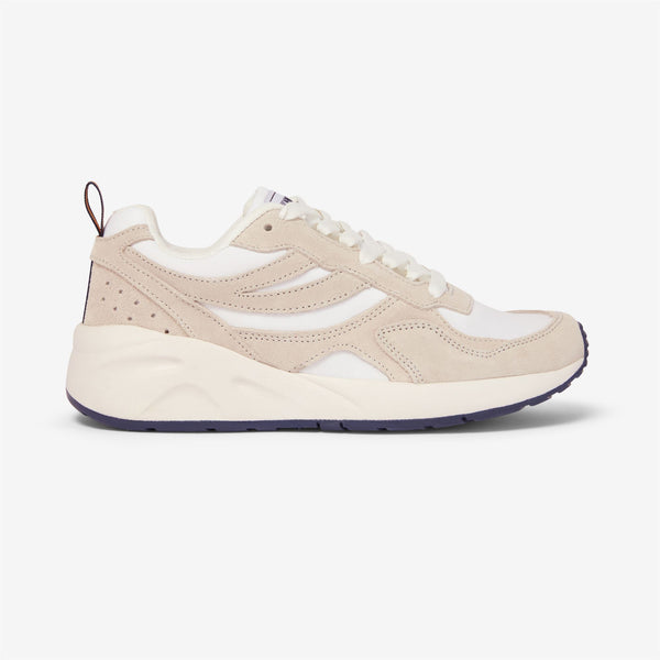 k way TRAINING 3.0 LACES WHITE-BLU NAVY