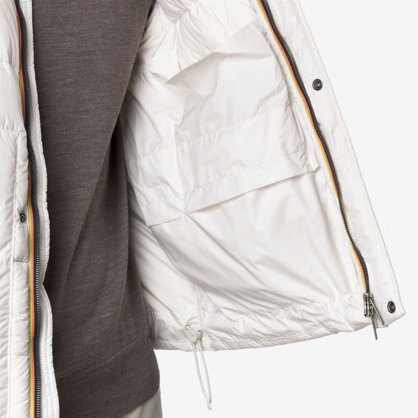 K Way TUILL THERMO MICROFIBER WHITE GARDENIA COMBO