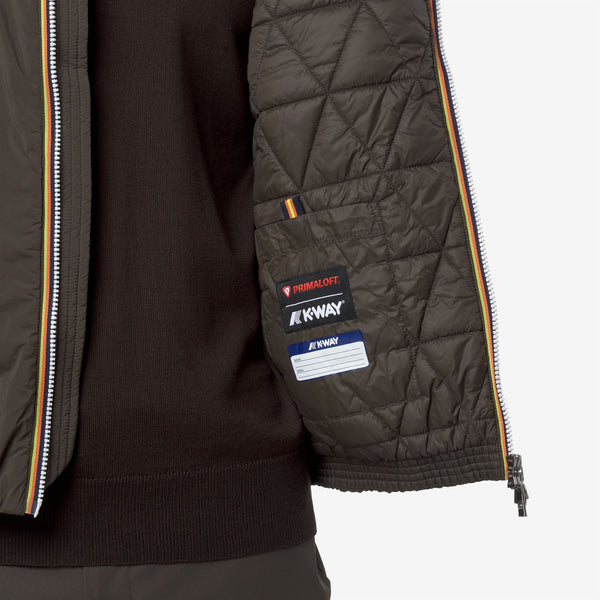 K Way VALEN PLAIN WARM BLACK OLIVE