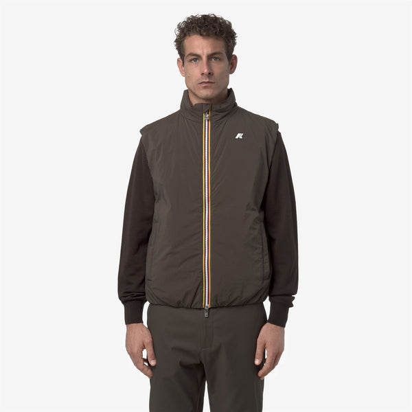 K Way VALEN PLAIN WARM BLACK OLIVE