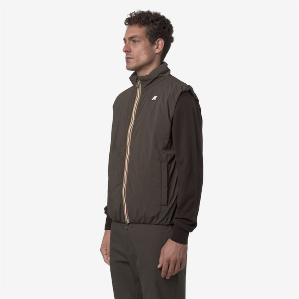 K Way VALEN PLAIN WARM BLACK OLIVE