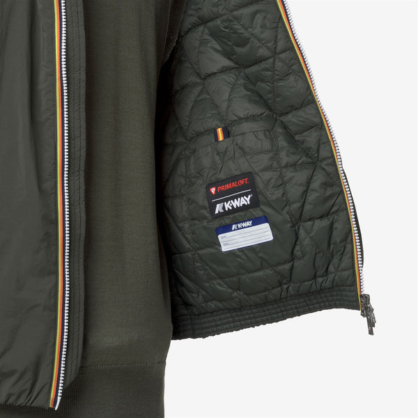 K Way VALEN PLAIN WARM GREEN BLACKISH