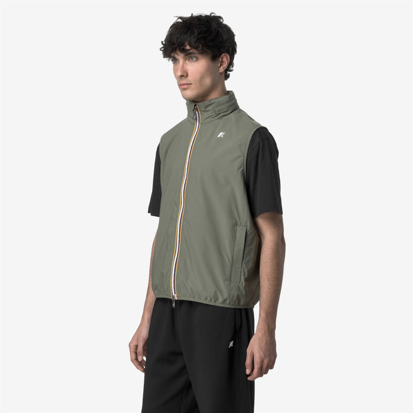 K Way VALEN STRETCH DOT GREEN LICHEN