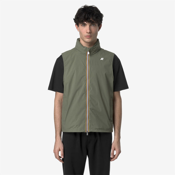 K Way VALEN STRETCH NYLON JERSEY GREEN LICHEN