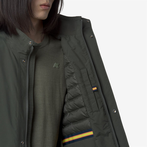 K Way VALEN WARM OTTOMAN GREEN BLACKISH