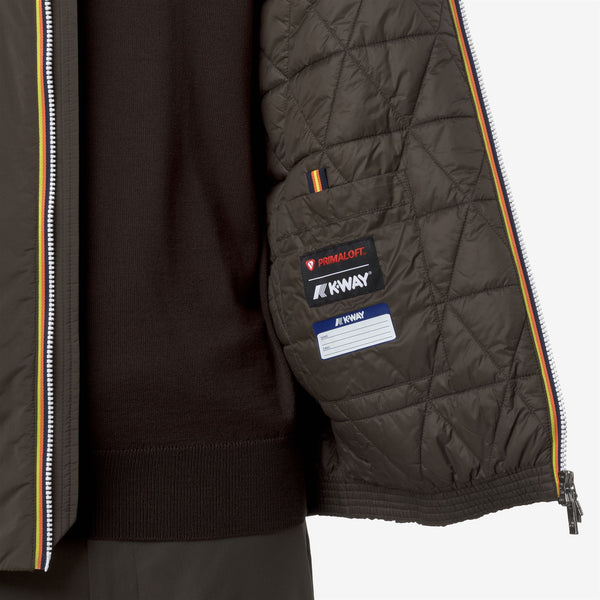 K Way VALENTINE PLAIN WARM BLACK OLIVE