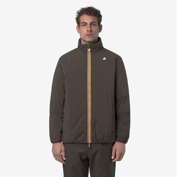 K Way VALENTINE PLAIN WARM BLACK OLIVE