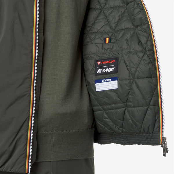 K Way VALENTINE PLAIN WARM GREEN BLACKISH