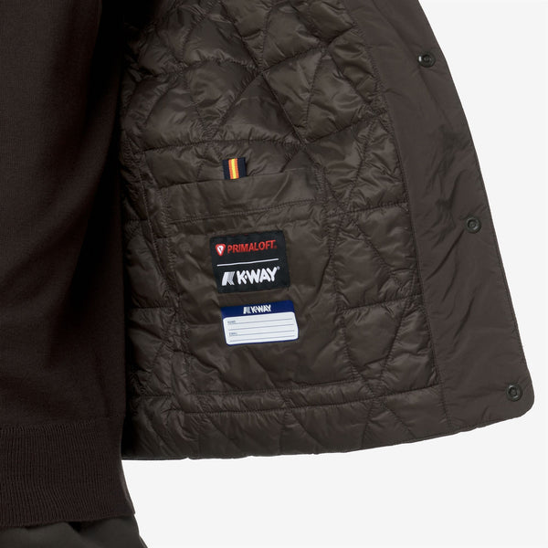 K Way VALTY PLAIN WARM BLACK OLIVE