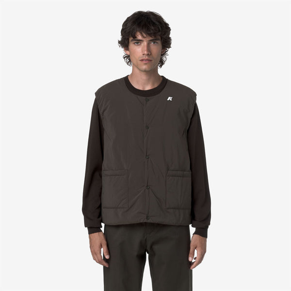 K Way VALTY PLAIN WARM BLACK OLIVE