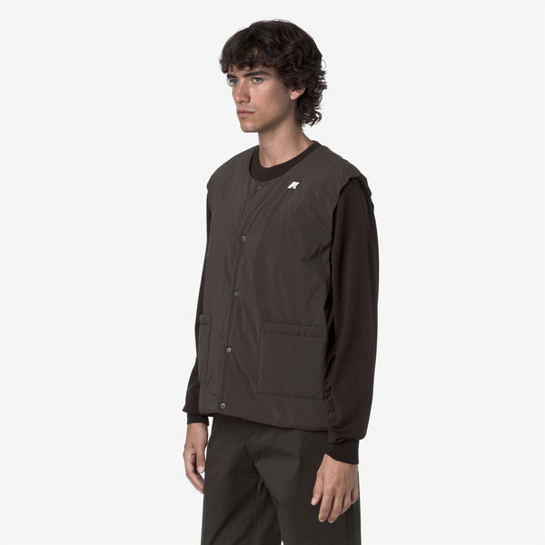 K Way VALTY PLAIN WARM BLACK OLIVE