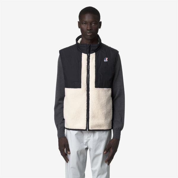 K Way VITAL 4.0 ORSETTO BLACK PURE-ECRU