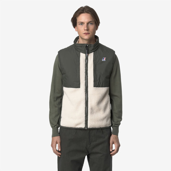 K Way VITAL 4.0 ORSETTO GREEN BLACKISH ECRU