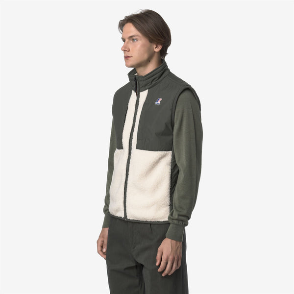 K Way VITAL 4.0 ORSETTO GREEN BLACKISH ECRU