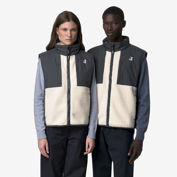 K Way VITAL 4.0 ORSETTO GREY SHADOW DK-ECRU