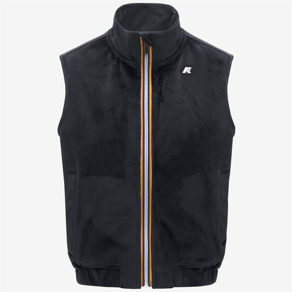 k way VIVIELME VELOUR POLAR BLACK PURE-BLACK PURE