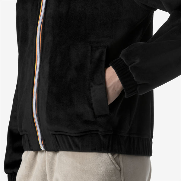 K Way VIVIETTE VELOUR POLAR BLACK PURE-BLACK PURE