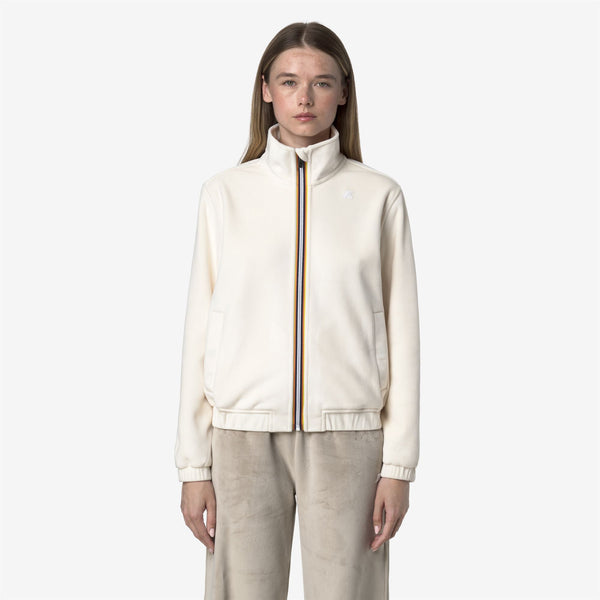K Way VIVIETTE VELOUR POLAR WHITE G-WHITE G