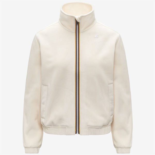 k way VIVIETTE VELOUR POLAR WHITE G-WHITE G