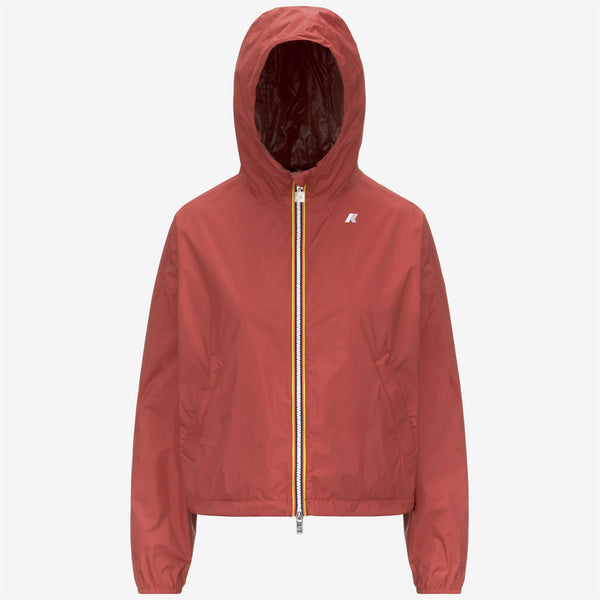 k way LAURETTE PLUS.2 REVERSIBLE RED JASPER-RED BROWNISH