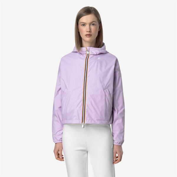 K Way LAURETTE PLUS.2 REVERSIBLE VIOLET LT LILAC-GREY