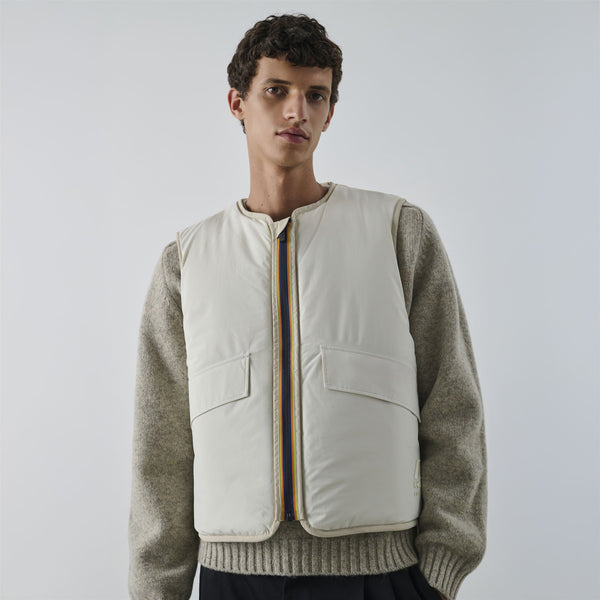 K Way LE VRAI 2.1 AMIABLE WES PADDED SOEUR GREY LT CALCE-BEIGE BABY