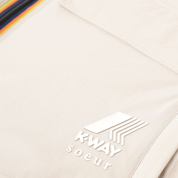 K Way LE VRAI 2.1 AMIABLE WES PADDED SOEUR GREY LT CALCE-BEIGE BABY