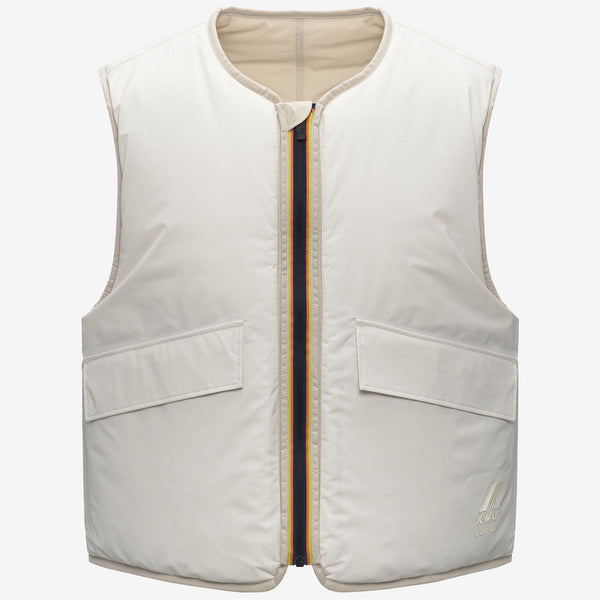 k way LE VRAI 2.1 AMIABLE WES PADDED SOEUR GREY LT CALCE-BEIGE BABY