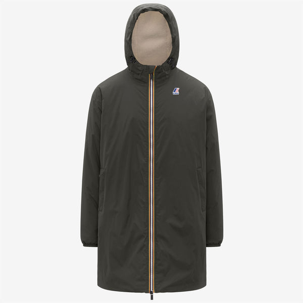 k way LE VRAI 4.0 EIFFEL EAST ORSETTO GREEN BLACKISH