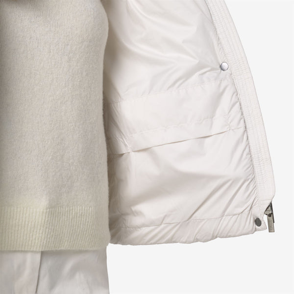 K Way LETHILLE THERMO MICROFIBER WHITE GARDENIA COMBO
