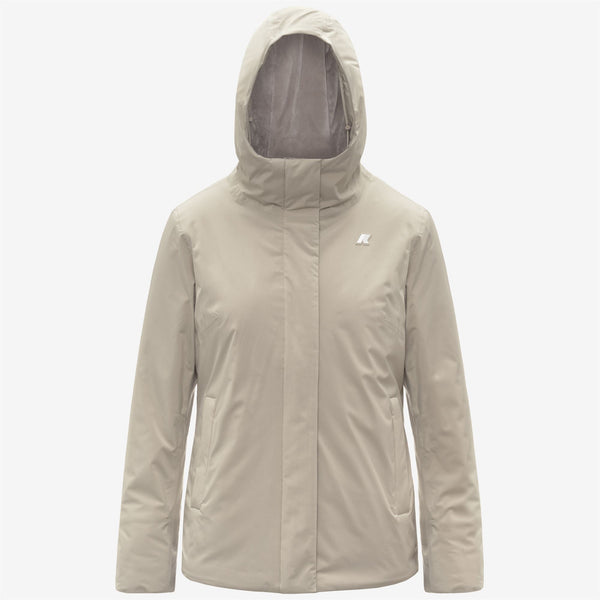 k way LIL SOFT TOUCH MARMOTTA BEIGE CASHMERE-GREY GOAT