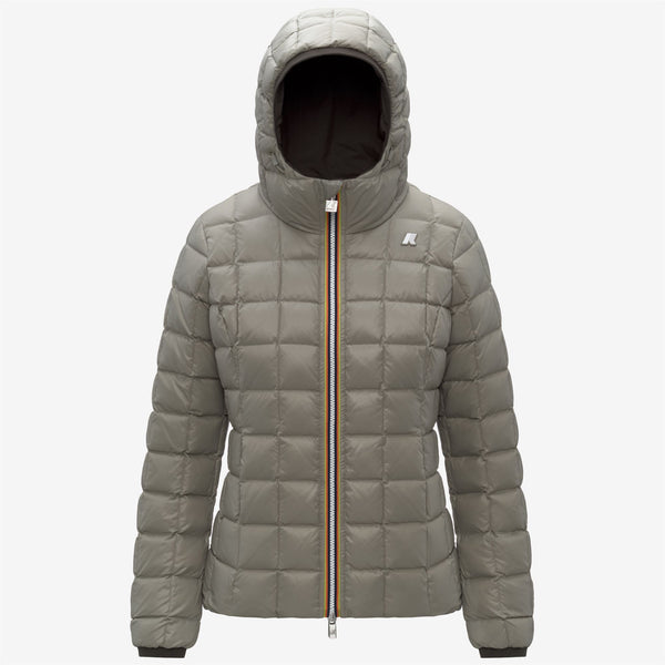 K Way LILY ST THERMO REVERSIBLE BLACK OLIVE-GREEN OAK