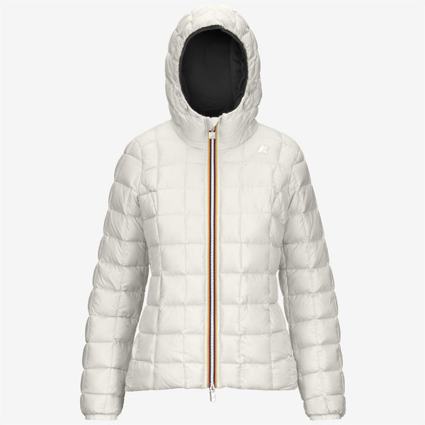 K Way LILY ST THERMO REVERSIBLE BLACK PURE-WHITE GARDENIA