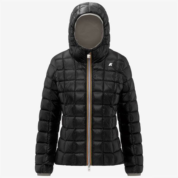 K Way LILY ST THERMO REVERSIBLE GREEN OAK-BLACK PURE