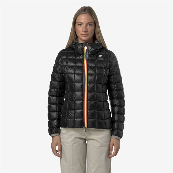 K Way LILY ST THERMO REVERSIBLE GREEN OAK-BLACK PURE