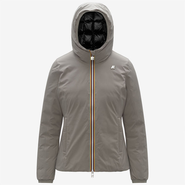 k way LILY ST THERMO REVERSIBLE GREEN OAK-BLACK PURE